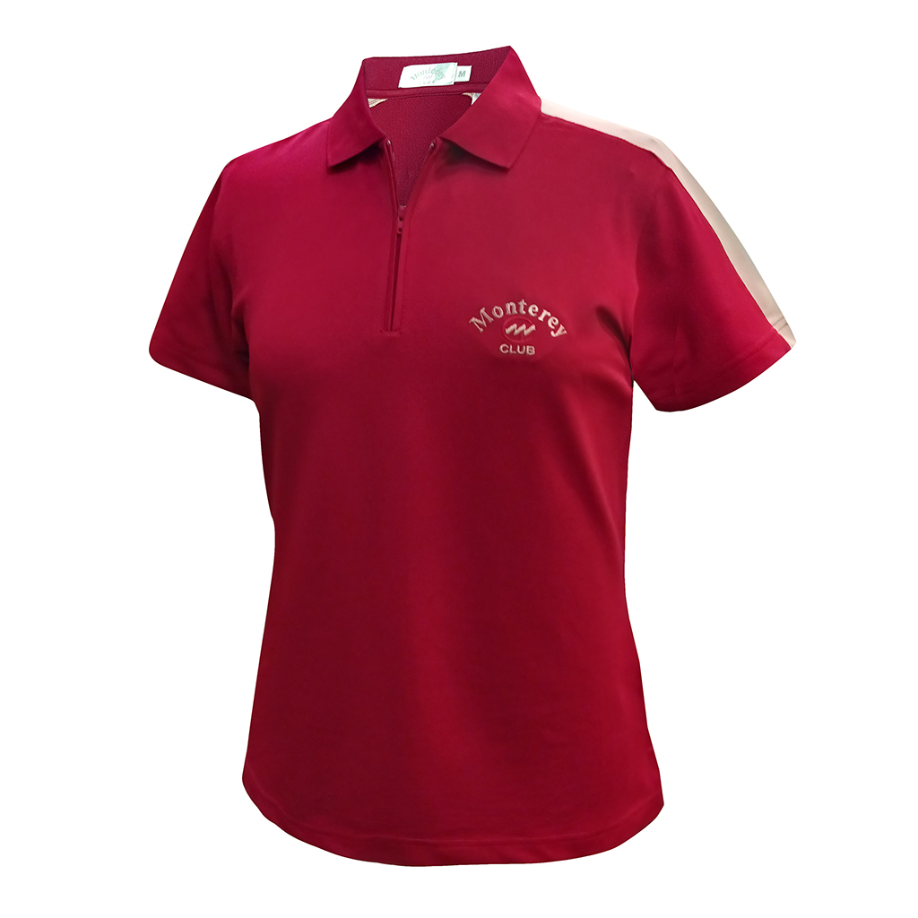 Monterey Club Ladies DRY Swing TWO Tone Shoulder Contrast Golf Polo Shirt 2042 | eBay